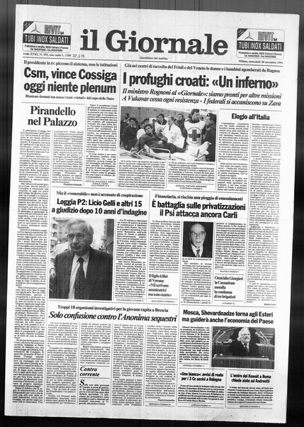 Il giornale : quotidiano del mattino